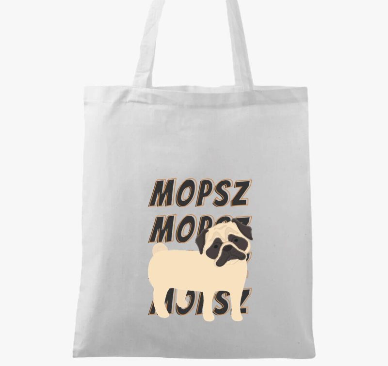 Mopsz mintás vászontáska