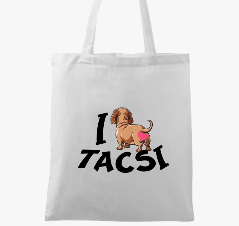 Tacsi I love tacsi vászontáska