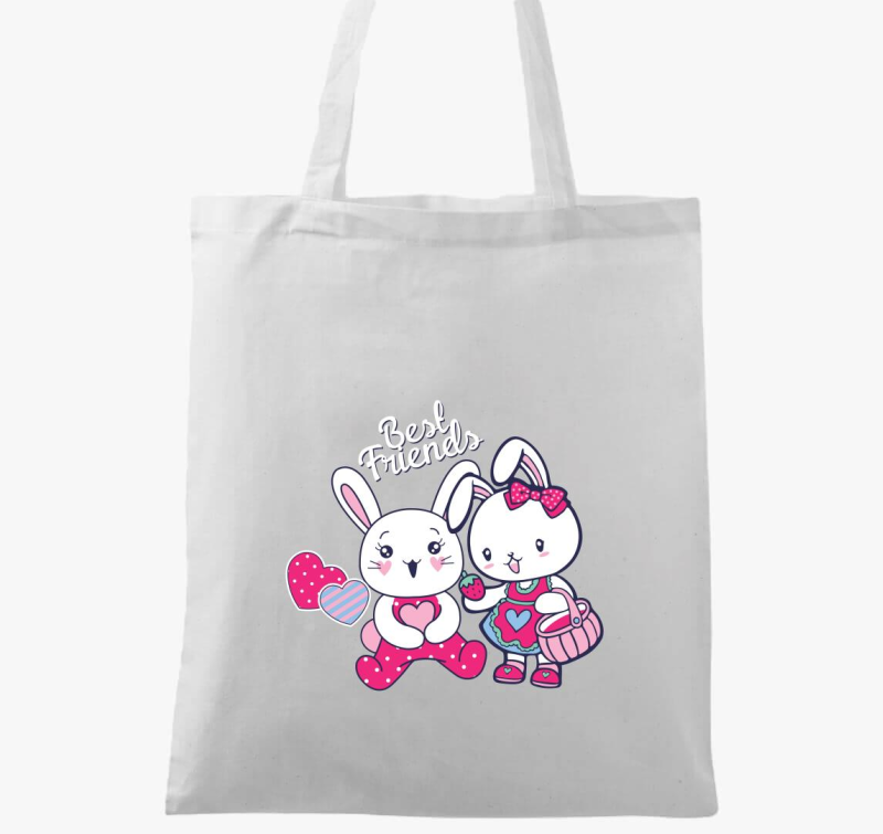 Legjobb barátok nyuszik vászontáska