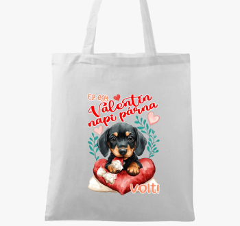 Ez egy Valentin napi párna volt tacsi vászontáska