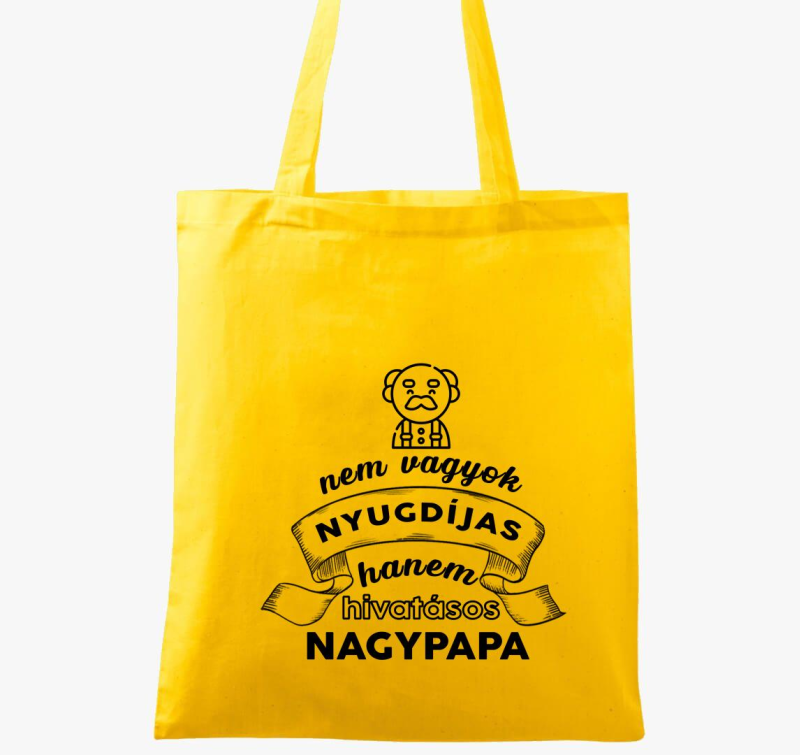 Nem vagyok nyugdíjas vászontáska