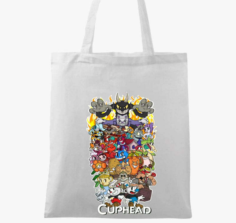 Cuphead karakterek vászontáska