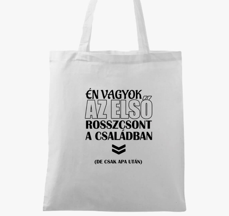 Én vagyok az első rosszcsont vászontáska