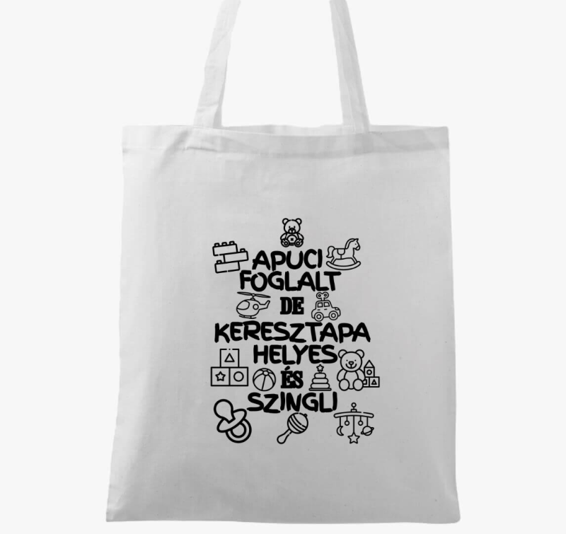 Apuci foglalt de... vászontáska