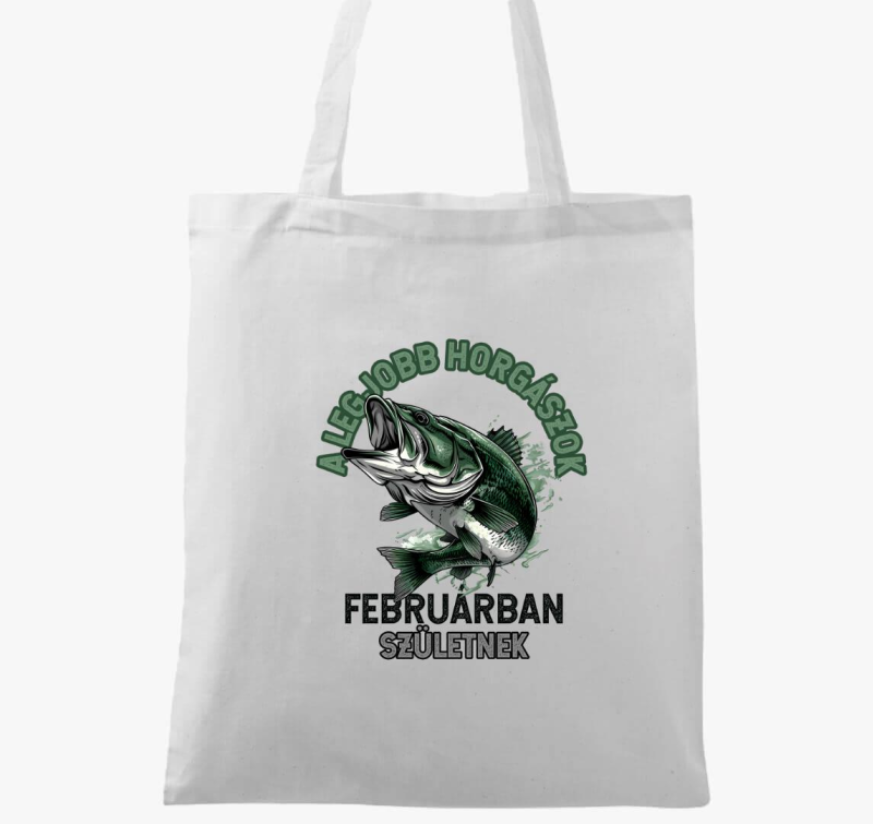 A legjobb horgászok vászontáska - választható hónappal