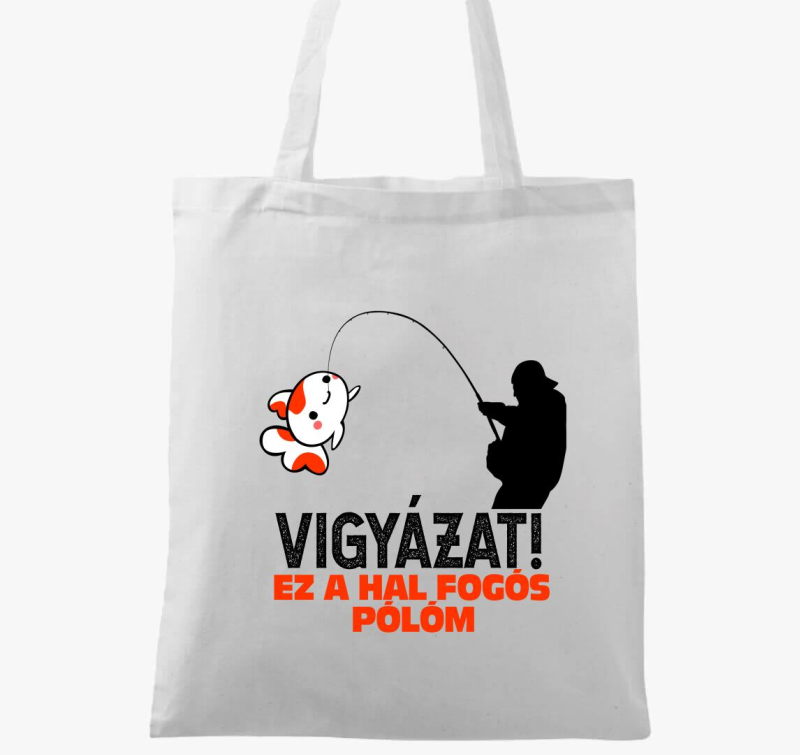 Vigyázat! Ez a hal fogós vászontáskam