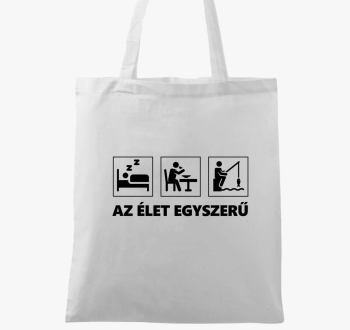 Az élet egyszerű vászontáska