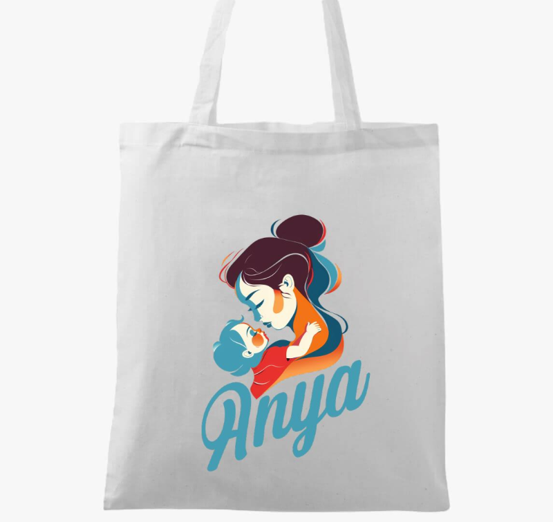 Anya és Fia Rajz vászontáska