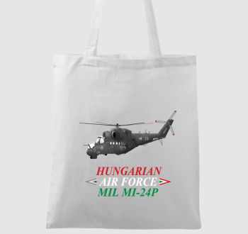 Mi-24P karikatúra-3 piros-fehér-zöld felirattal vászontáska