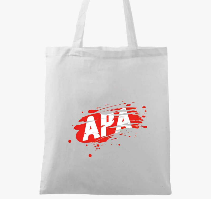 Apa festékes vászontáska