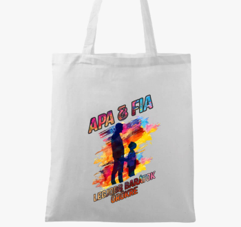 Apa & fia vászontáska