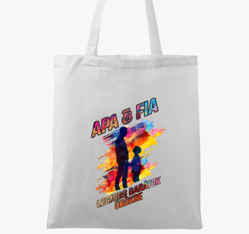 Apa & fia vászontáska