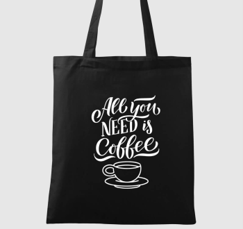 Minden amire szükséged van egy kávé vászontáska