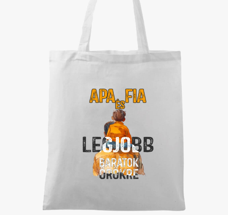 Apa és fia art vászontáska