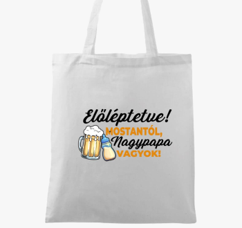 Előléptetve vászontáska