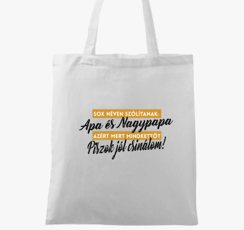 Sok néven szólítanak vászontáska