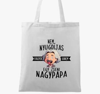 Egy Zseni Nagypapa vászontáska