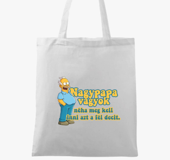 Nagypapa vagyok Simpsonos vászontáska