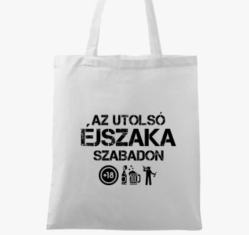 Az utolsó éjszaka szabadon vászontáska