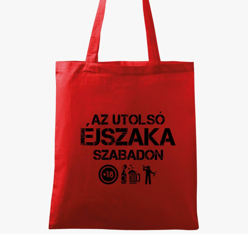 Az utolsó éjszaka szabadon vászontáska