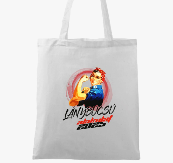 Lánybúcsú alakulat art vászontáska