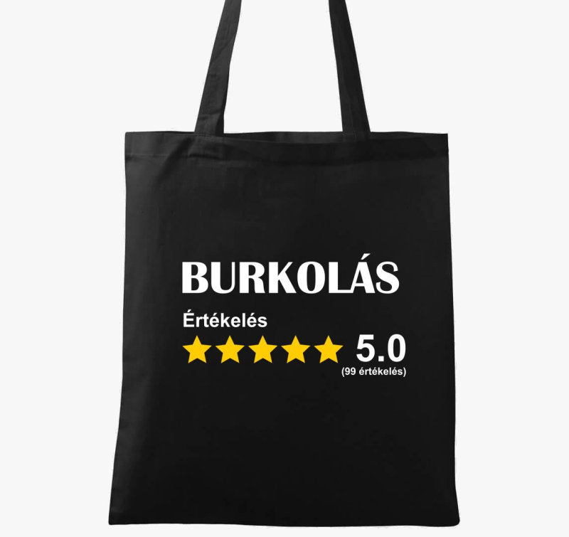 Burkoló értékelős vászontáska