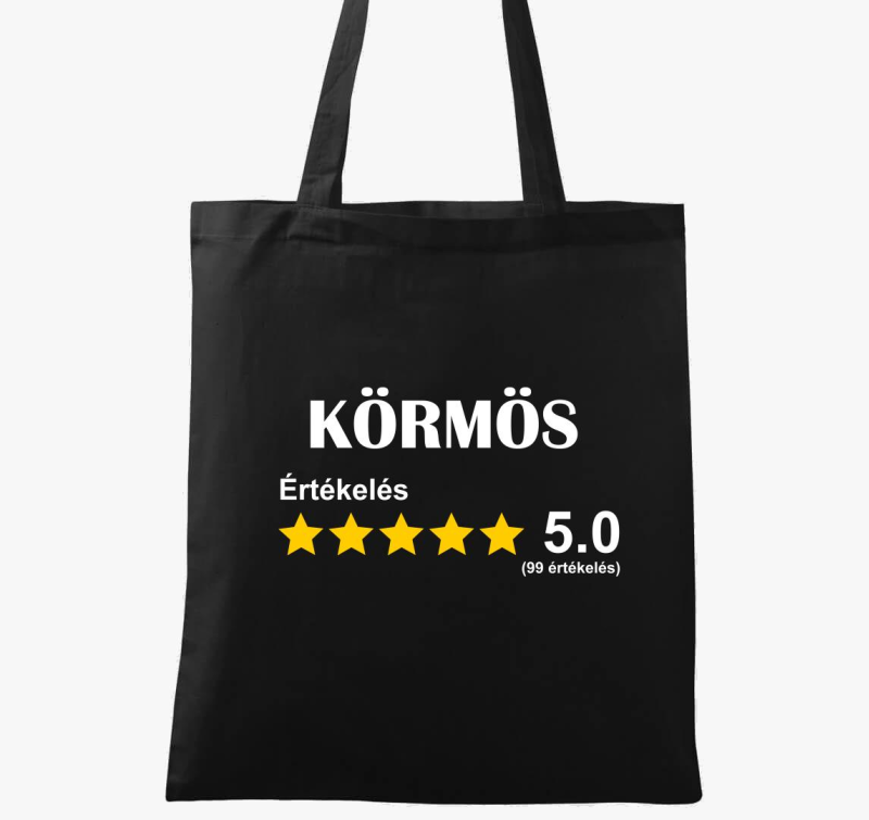 Körmös értékelős vászontáska