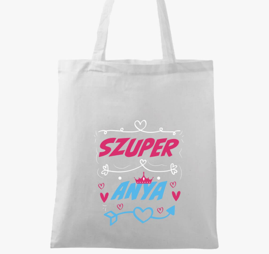 Szuper anya mintás vászontáska...