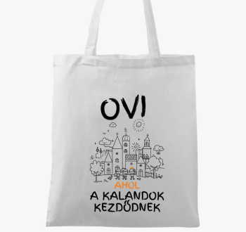 Ovi, ahol a kalandok kezdődnek vászontáska