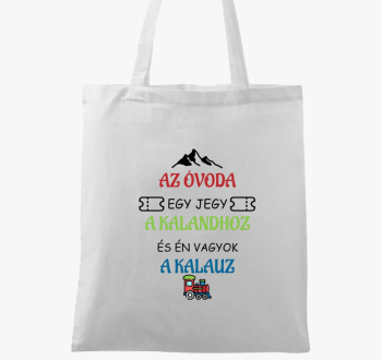 Az óvoda egy jegy vászontáska