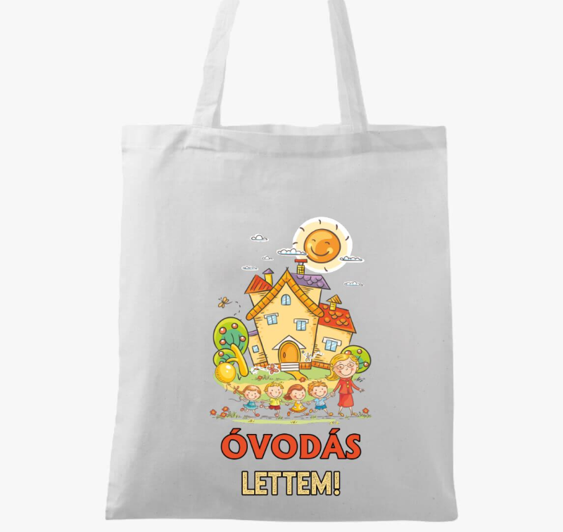 Óvodás lettem házikós vászontáska