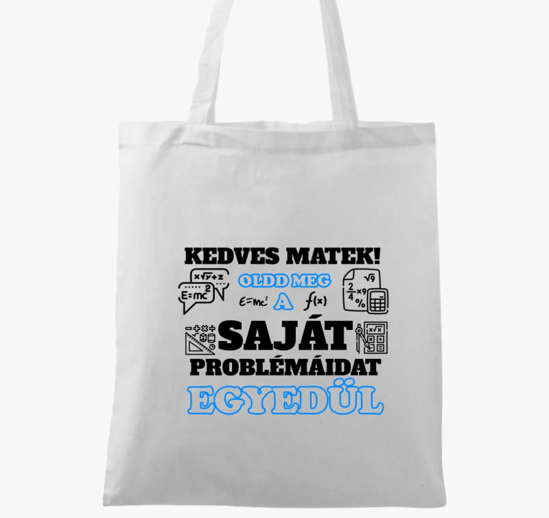 Kedves matek vászontáska