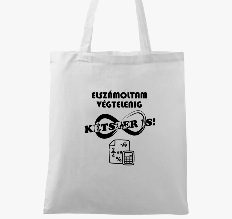 Elszámoltam végtelenig vászontáska