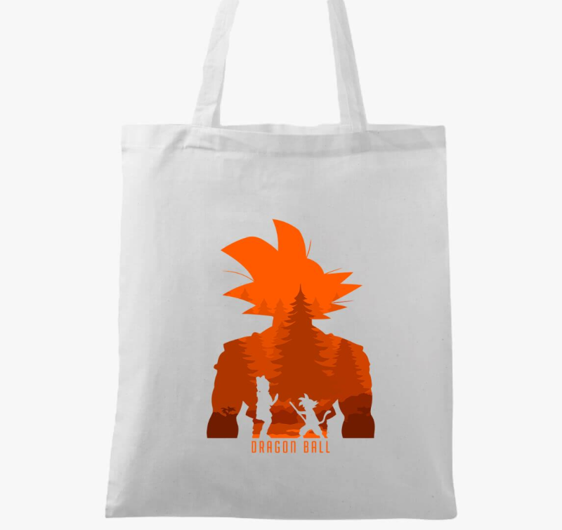 Goku sziluett vászontáska