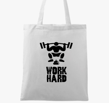 Work Hard vászontáska