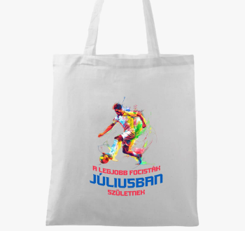 A Legjobb Focisták Júliusban Születnek vászontáska 