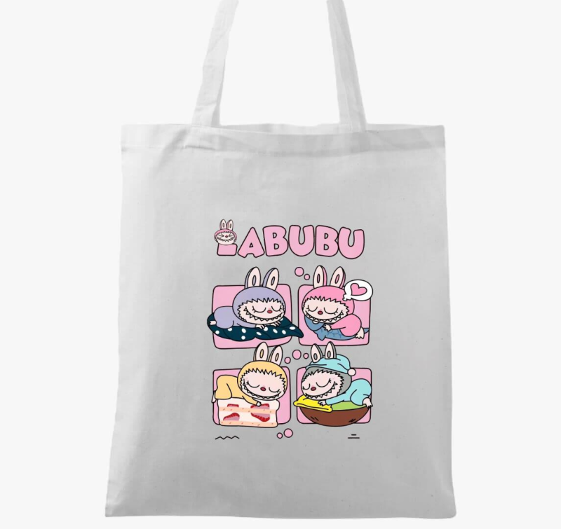 Alvó labubuk vászontáska