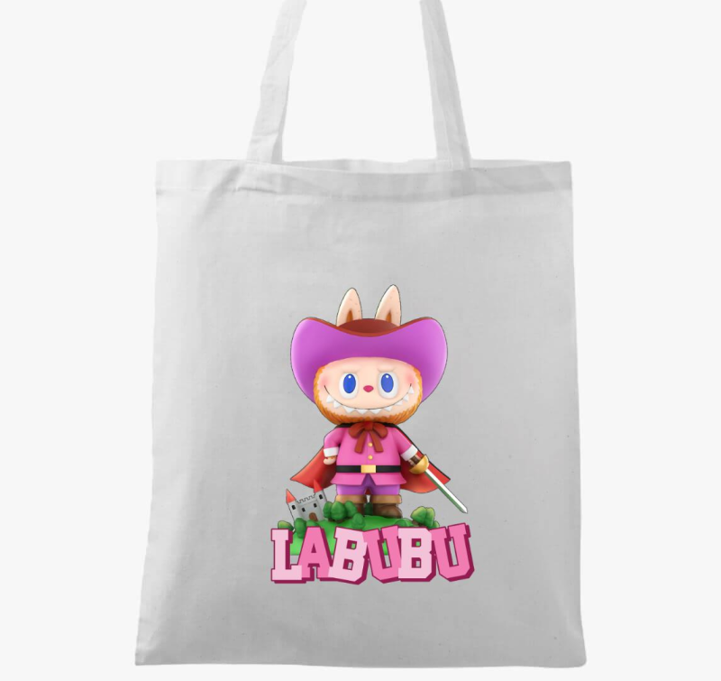 Muskétás labubu vászontáska 