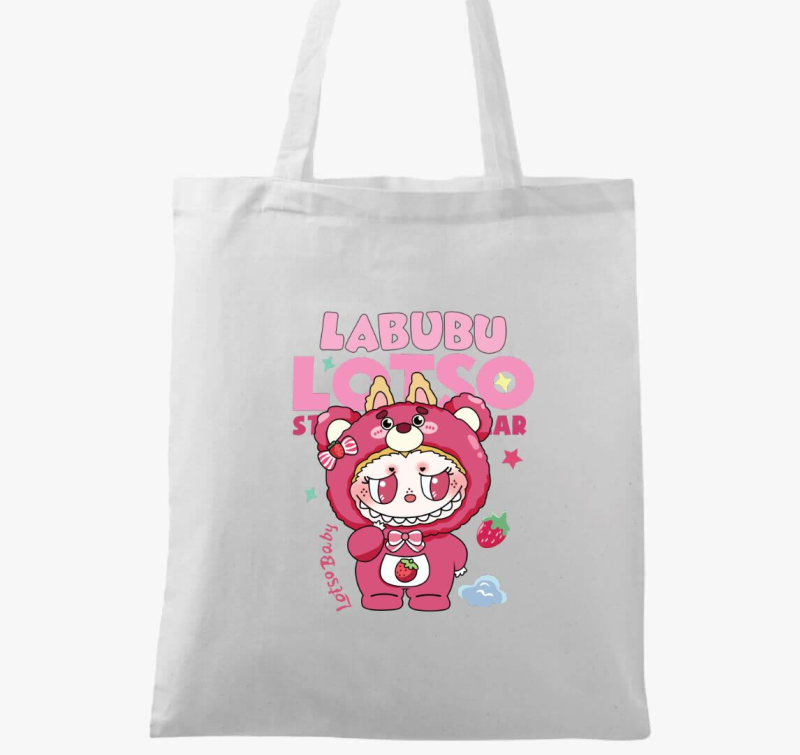 Lotso bear labubu vászontáska 