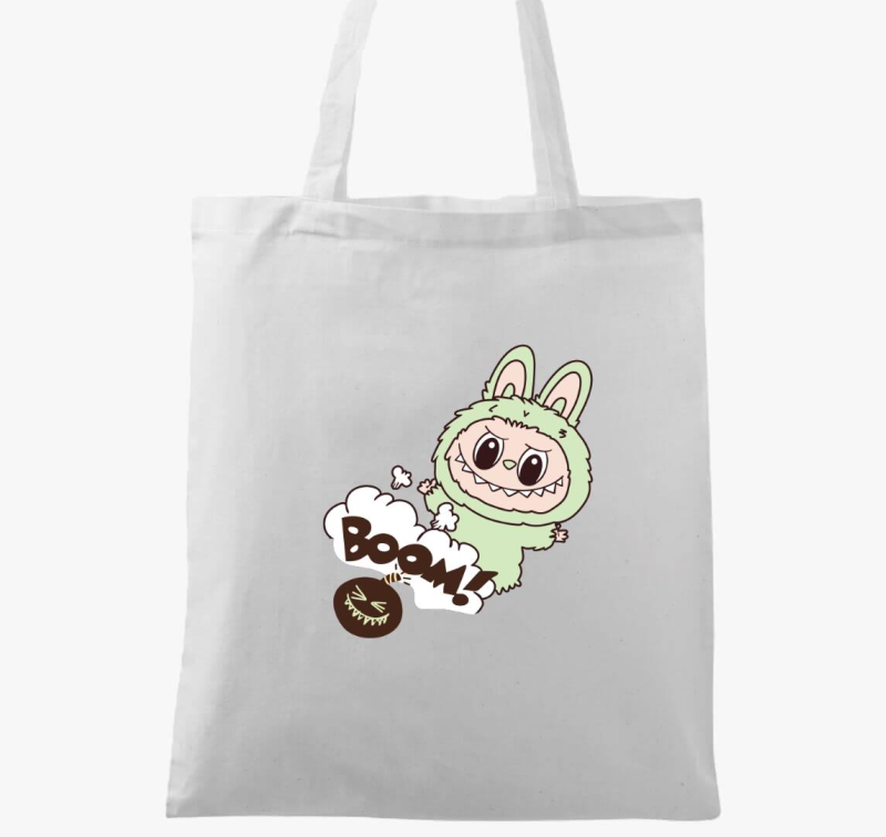Bombás labubu vászontáska 