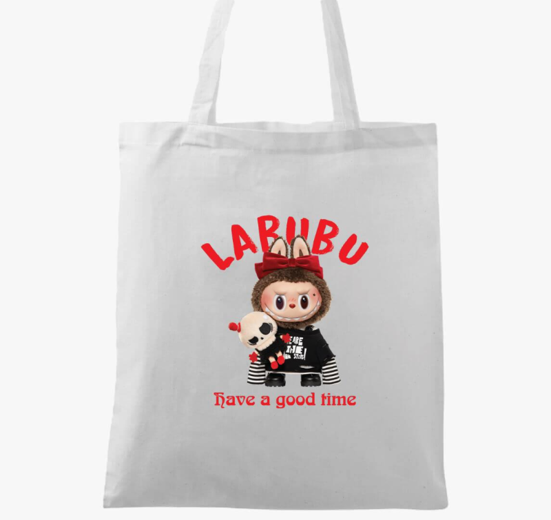 Have a good time labubu vászontáska