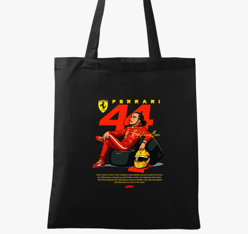 Lewis Hamilton Ferrari Rajz vászontáska