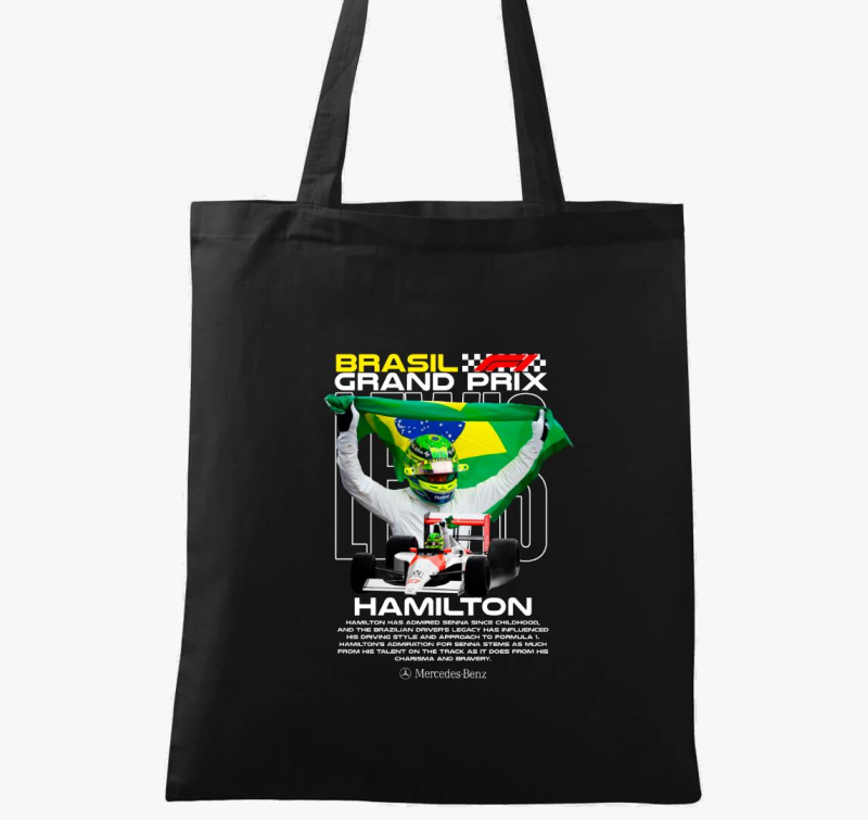Lewis Hamilton Brasil vászontáska