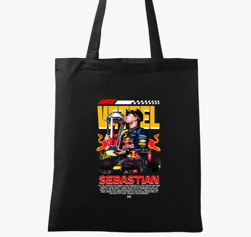 Sebastian Vettel Bajnok vászontáska