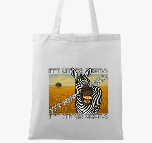 Itt nincs Zebra! #1 vászontásk...