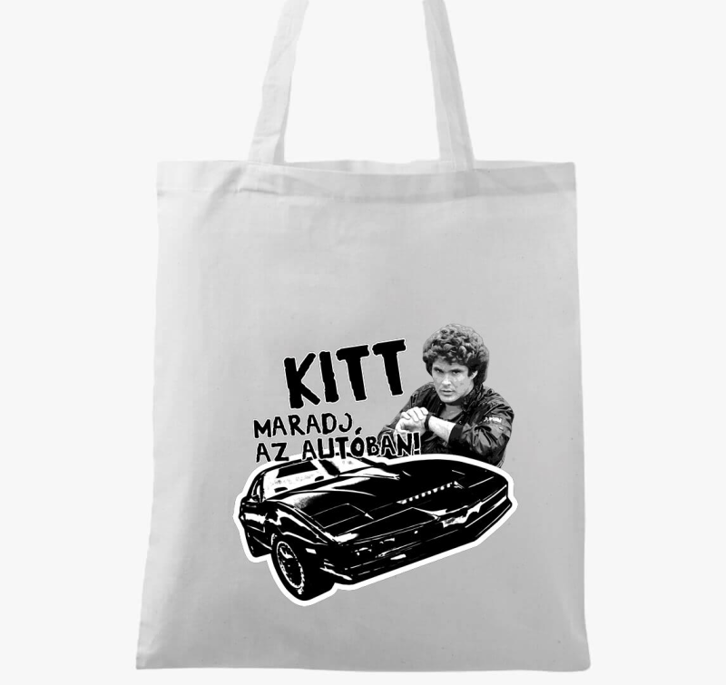 Kitt, maradj az autóban! vászontáska