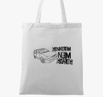 Gondolom Nem Gyalog Suzukis vászontáska 1