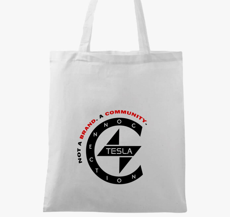 TeslaConnection Community vászontáska