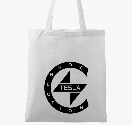 TeslaConnection fekete logós v...