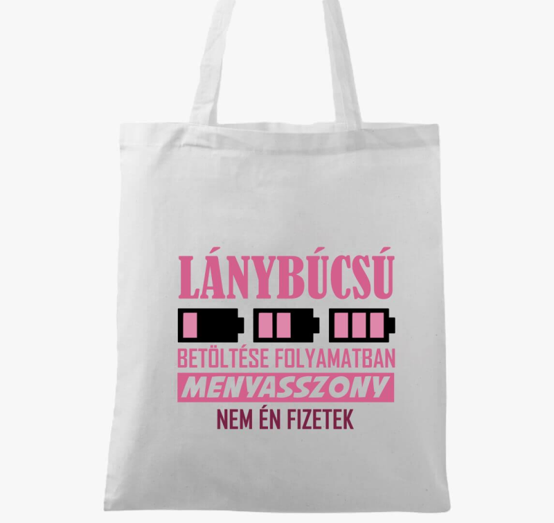 Lánybúcsú betöltése folyamatban Menyasszonynak vászontáska